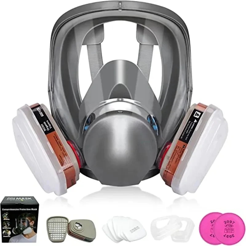 Anti Pollution Mask - 6800 Anti-Fog Gas Mask, Industrial Paint,