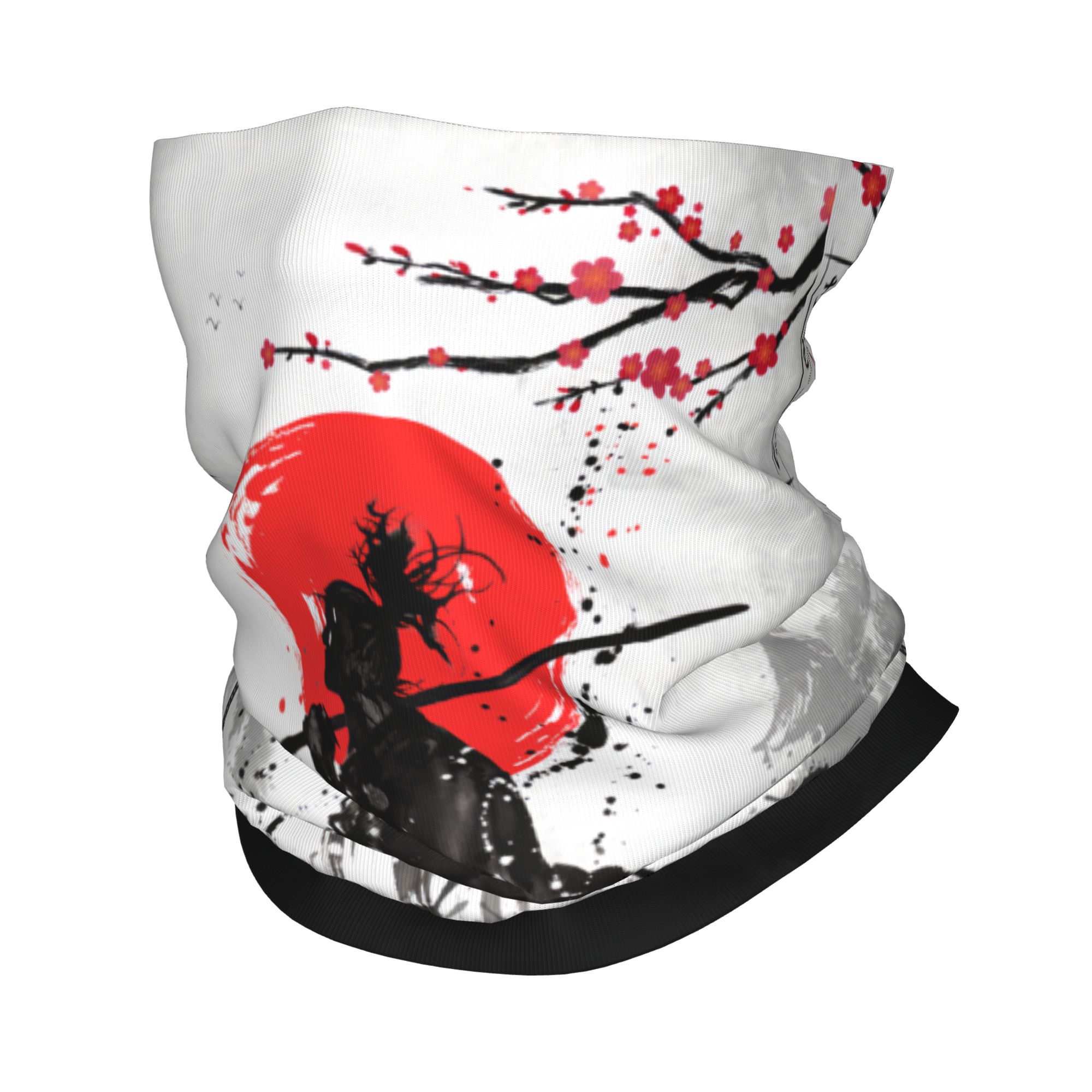Neck Gaiter Face Cover - Japanese Samurai Warrior Bandana Neck Gaiter