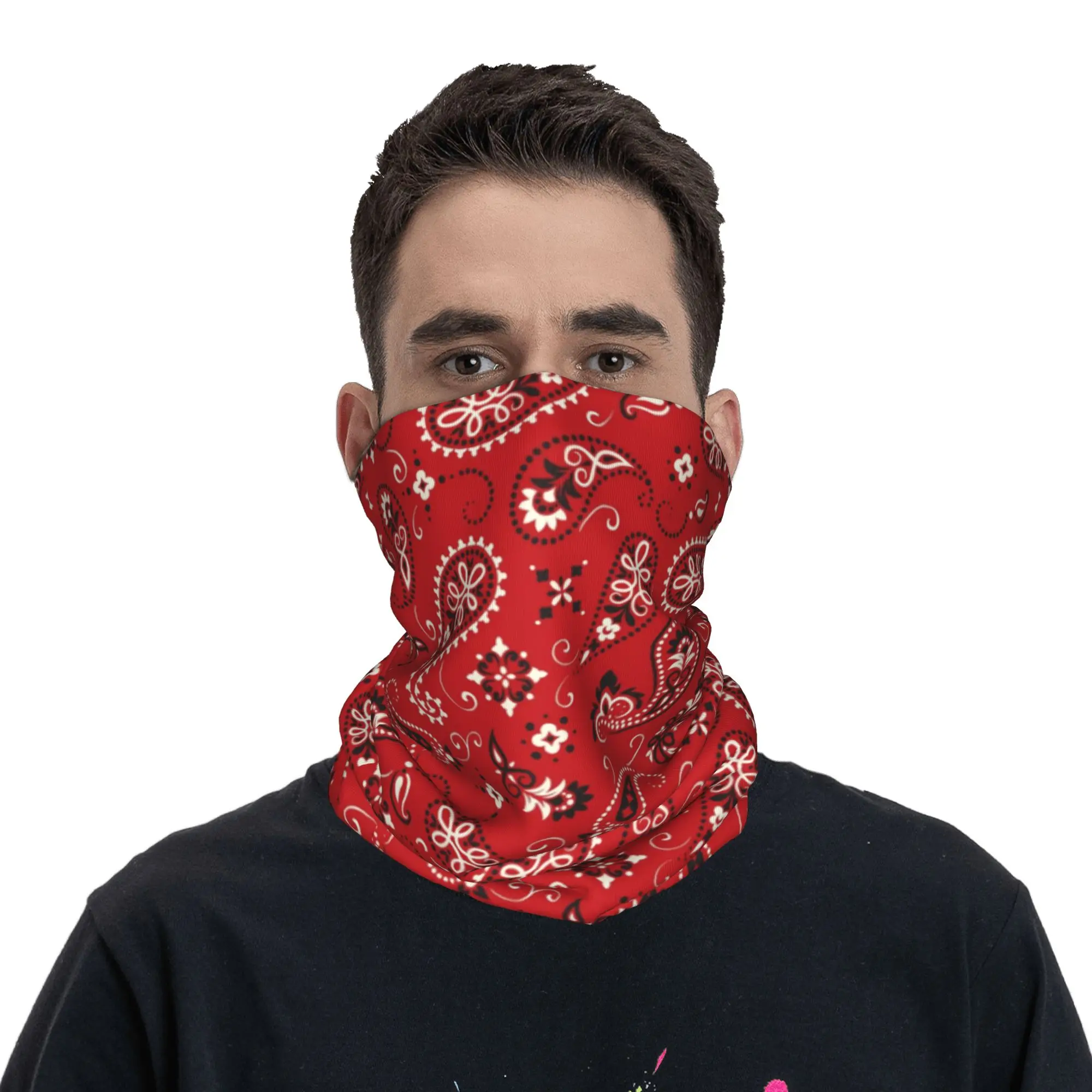 New Red Bandana Bandana Neck G - Neck Gaiter Face Cover recension och pris