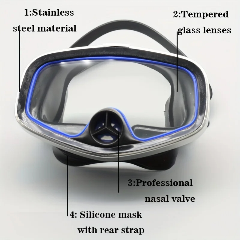 Adult professional diving mask - Anti Pollution Mask recension och pris