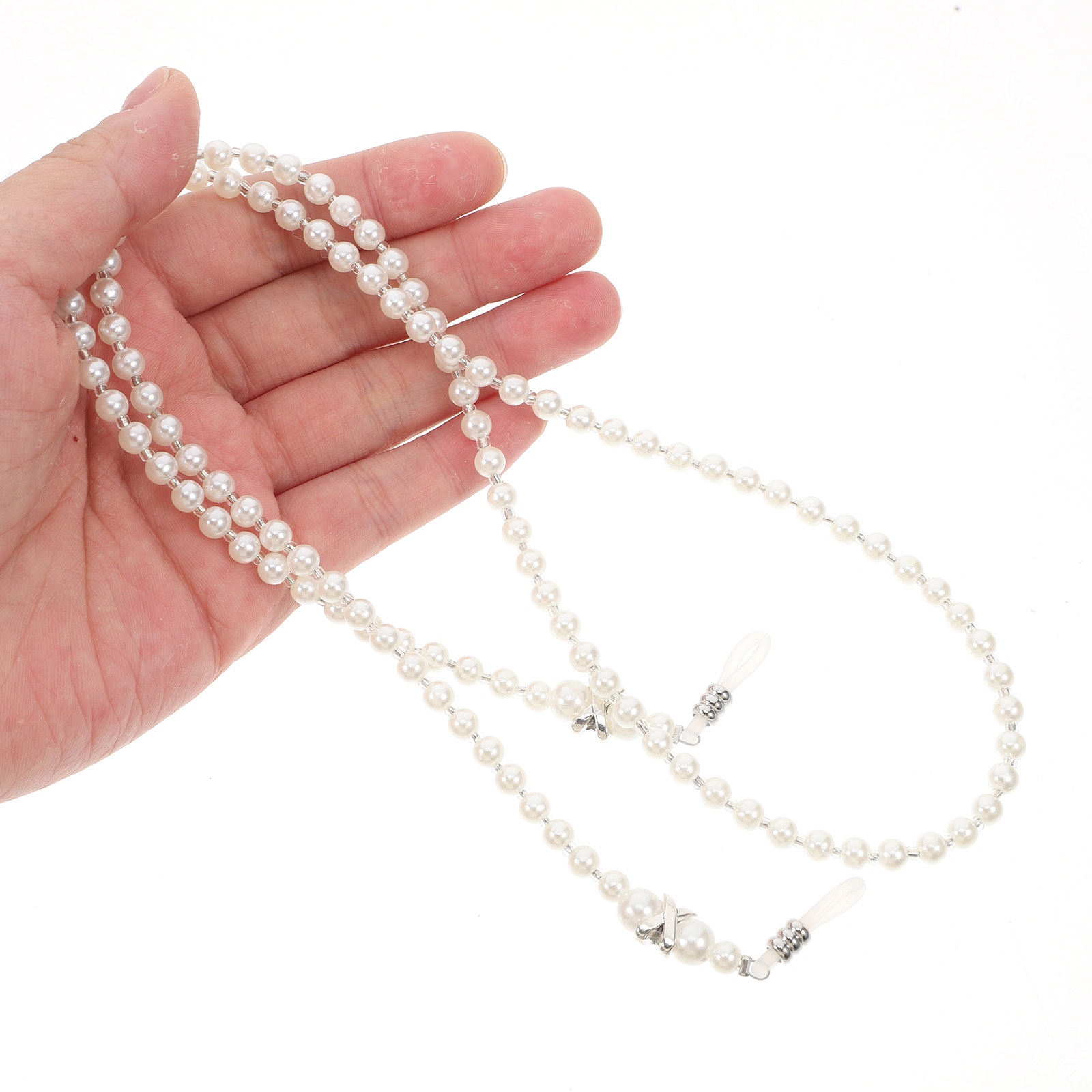 Pearl Eyeglass Chain Beaded An - Mask Chain Holder recension och pris