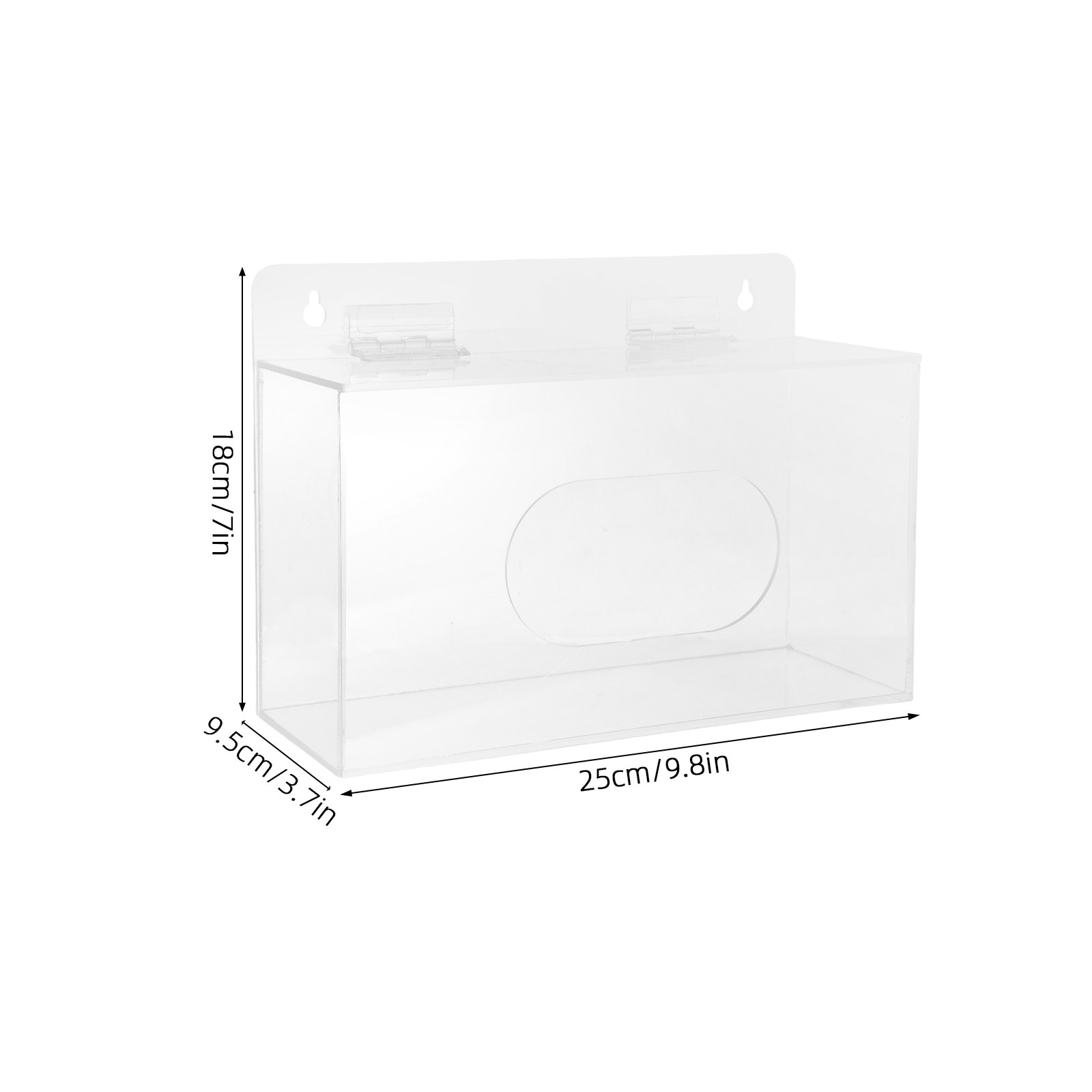 Acrylic Face Mask Holder Wall  - Face Mask Storage Box recension och pris