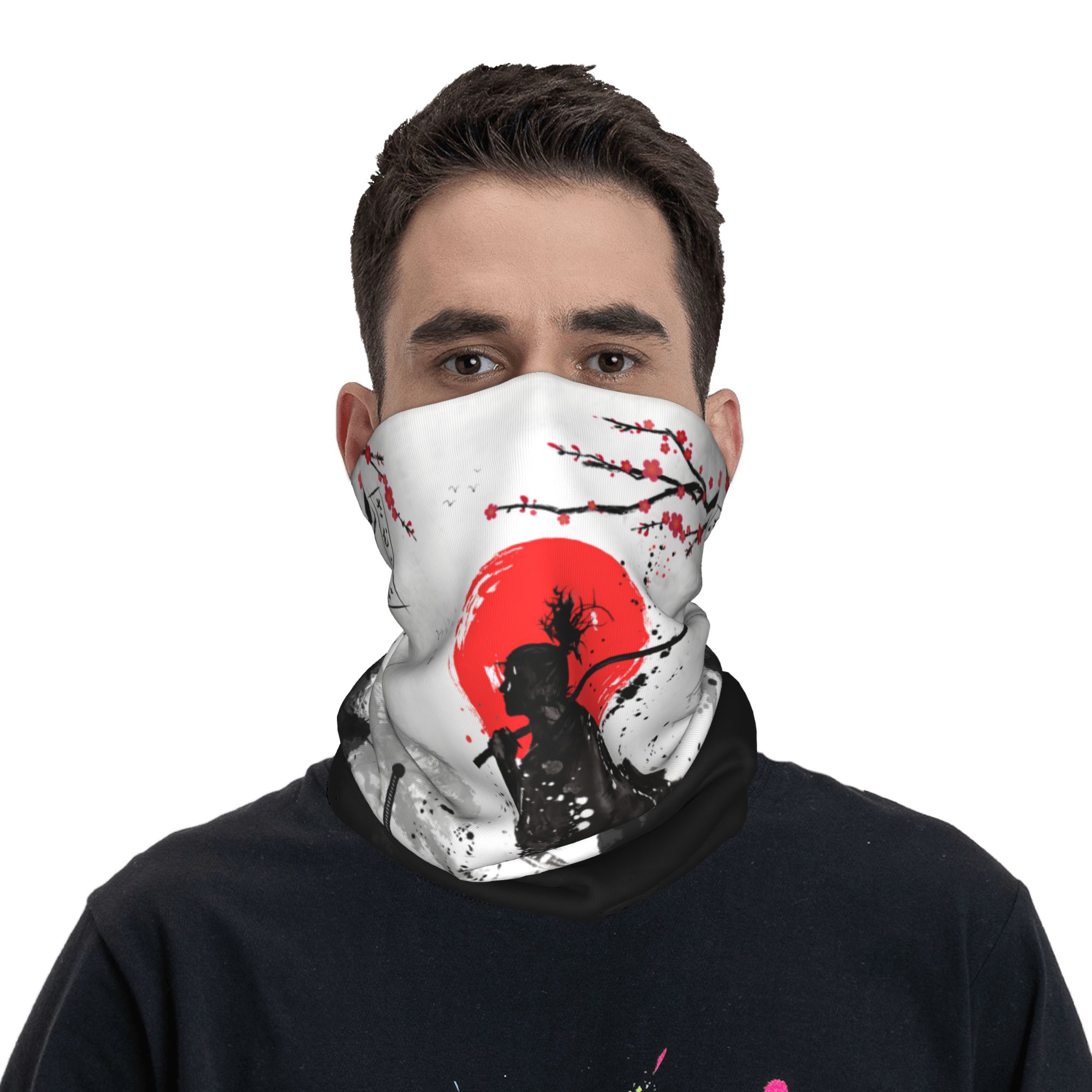 Japanese Samurai Warrior Banda - Neck Gaiter Face Cover recension och pris
